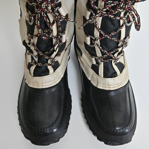 VTG Sorel Avalanche Wool Lined Waterproof Rubber Fishing Rain Duck Boot US7 UK6 main image 10